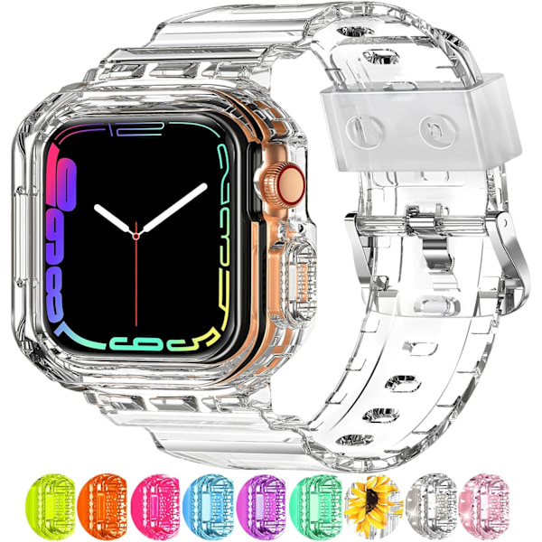 Kompatibel med Crystal Clear Apple Watch-rem