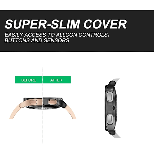 6-pak etui til Samsung Galaxy Watch 4 (44 mm), blødt