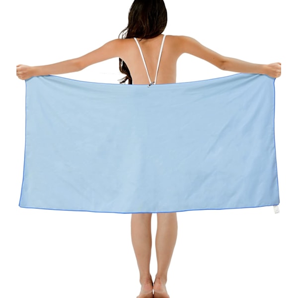Mikrofiberhandduk för kroppen, mikrofiberstrandhandduk, ryggsäckshandduk