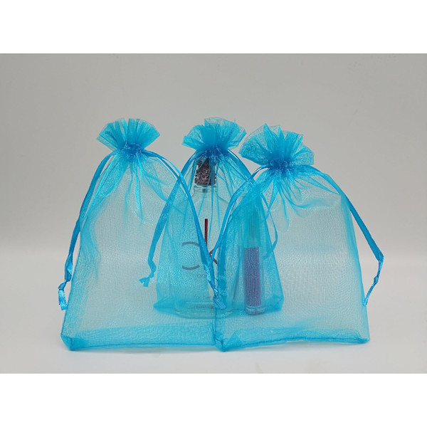 50 stk. store, transparente organzaposer
