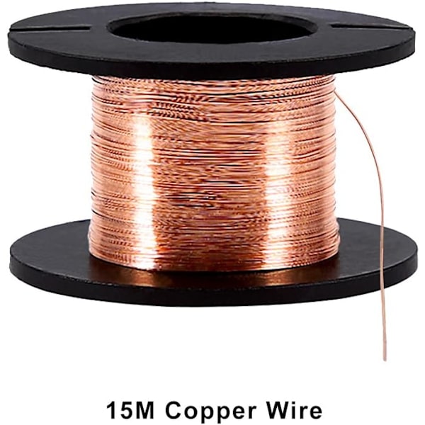 0,1 mm magnettråd - Emaljerad koppartråd för lödning