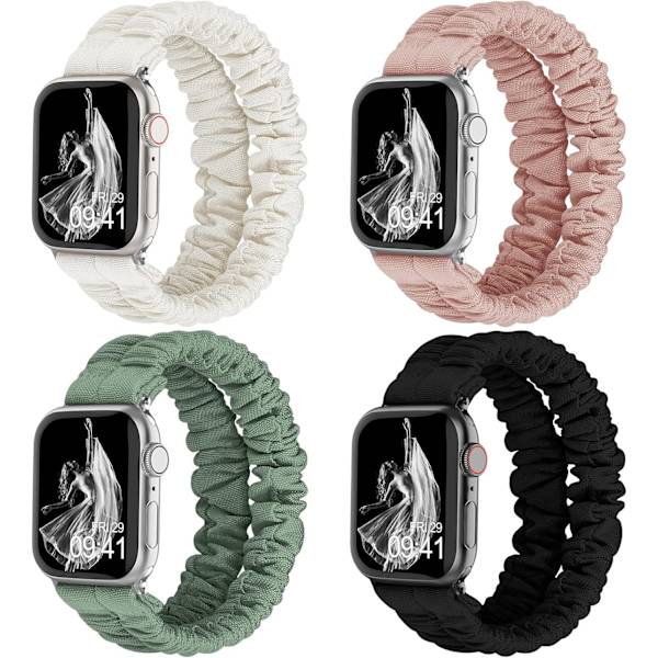 Kompatibel med Apple Watch Band Scrunchie 38mm 40mm 41mm