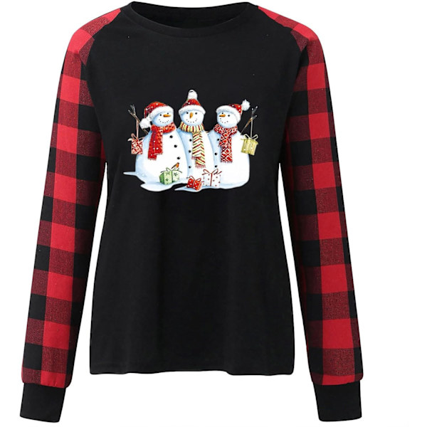 Jultröjor för kvinnor 2023 Höstmode Raglan Långärmad Pullover