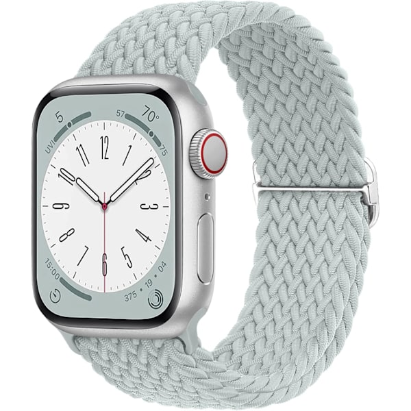 Flätat Solo Loop kompatibelt med Apple Watch Band 38 mm
