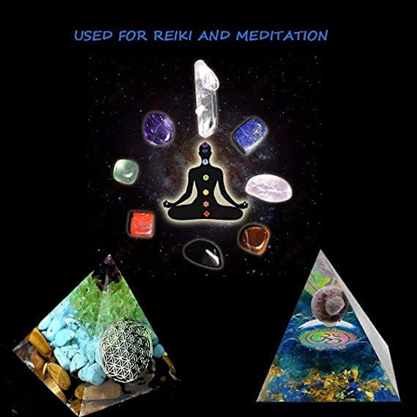 Pyramid Resin Gjutformar för DIY Meditationsdekor