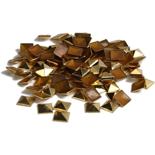 Hotfix strygejern på pyramide nitter - 7X7mm flad bag lim-på nitter
