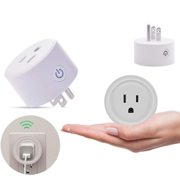 Smart Mini Plug Wifi-stik kompatibel med Alexa
