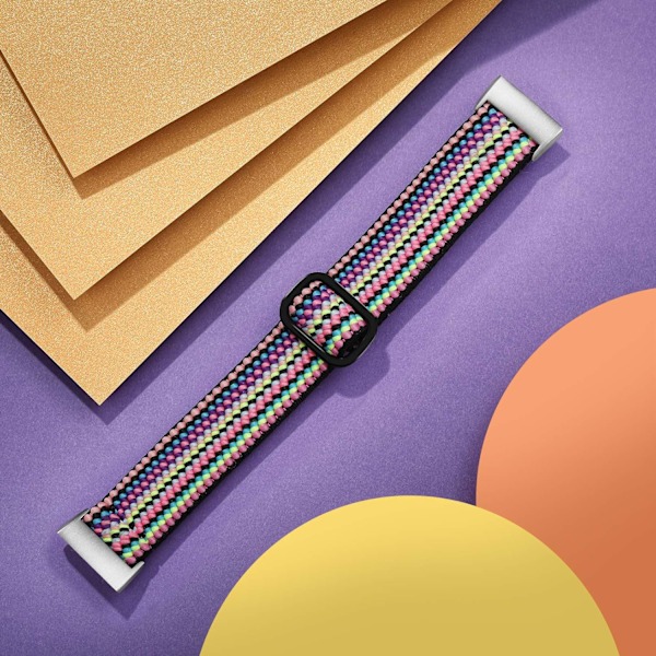Snyggt mönstrat stretchband för Fitbit Charge 3/4