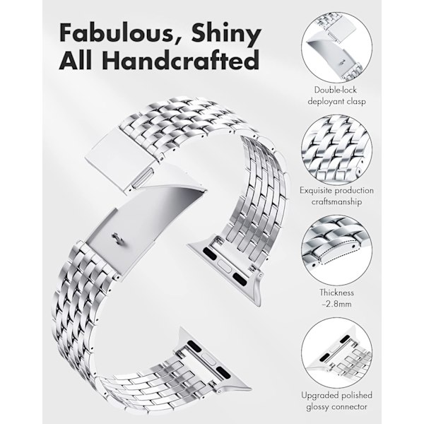 för Apple Watch Band 38mm 40mm 41mm 42mm 44mm 45mm-serien