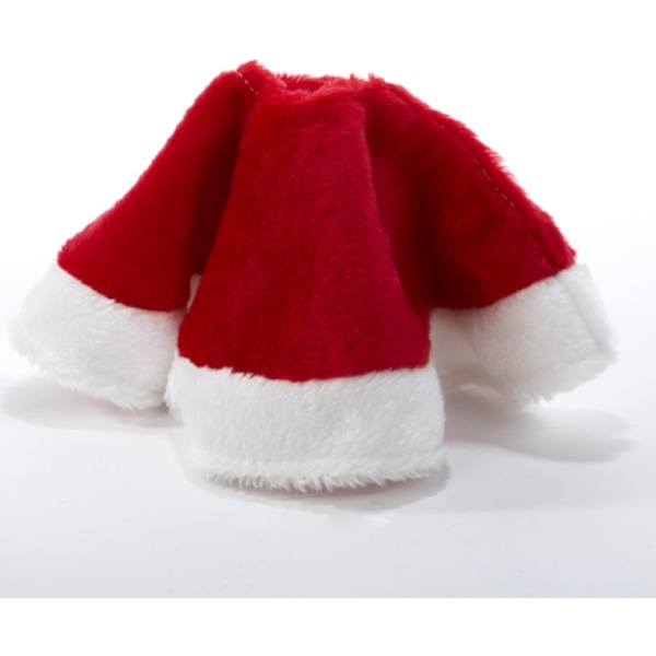 15\" Miniatyr Röd Plysch Julgransmatta