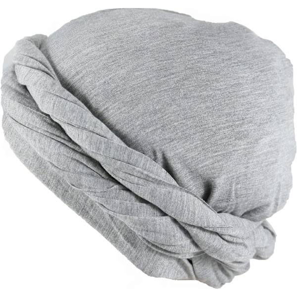 Turban för män Vintage Twist Head Wrap Stretch Silk Fodrad