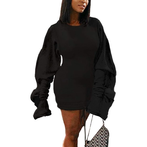 Women Bodycon Ribbed Sweater Dress Sexy Long Sleeve Maxi Knit Stretchy Pullover