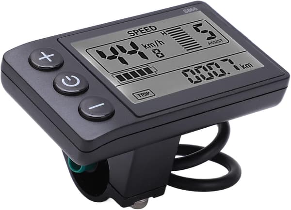 Elcykel LCD-display, Elcykel LCD-displaymätare, S866 Elcykel LCD-display, Elcykel LCD-displaypanel, Vattentät plugg LCD
