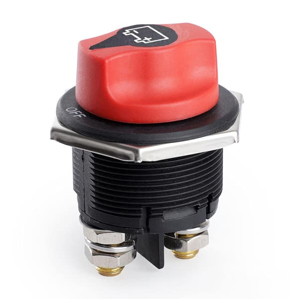 Bilbatteriafbryder Batteriisolator 12-48V Maks. 32V 200A Kont. 300A INT Strømafbryder Batteri Master Afbryder/Sluk Kill Switch til Biler