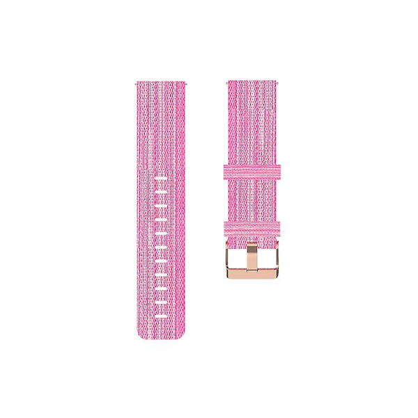 För Garmin Vivoactive 3 Nylon Watch Band ZNT Pink