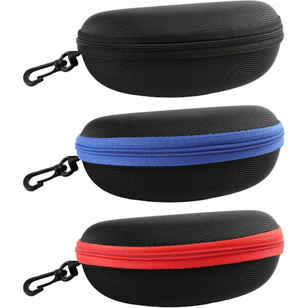 3-PACK Fodral för kvinnor och män, bärbar resväska med dragkedja