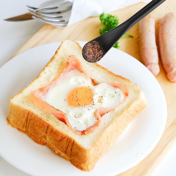 DRealm 4 stk multifunksjonell minivisp, eggvisp små visper til matlaging, liten visp til visping, pisking, blanding av ingredienser, blanding av sauser