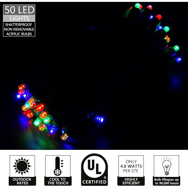 5MM Mini LED-julbelysning, LED-slingor för utomhus och inomhus
