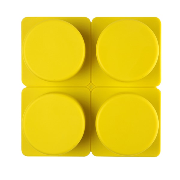 Silikone 4-rund form