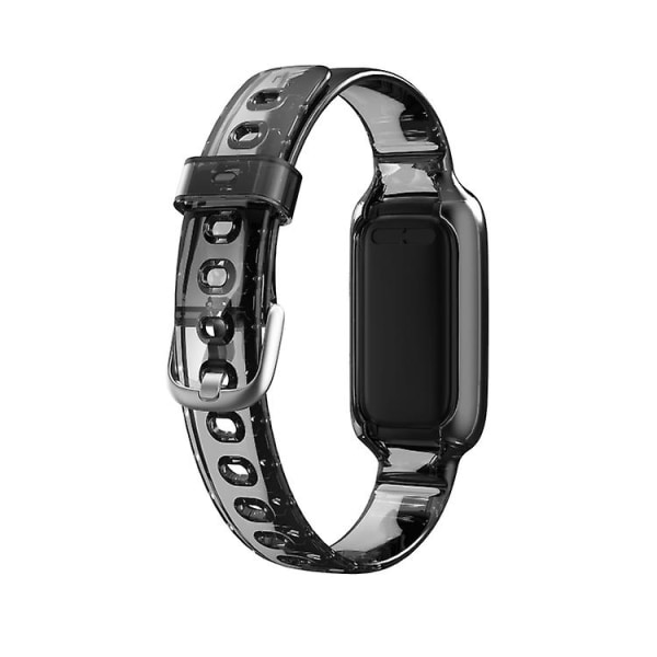 For Fitbit Luxe silikone integreret urrem QWF Grey