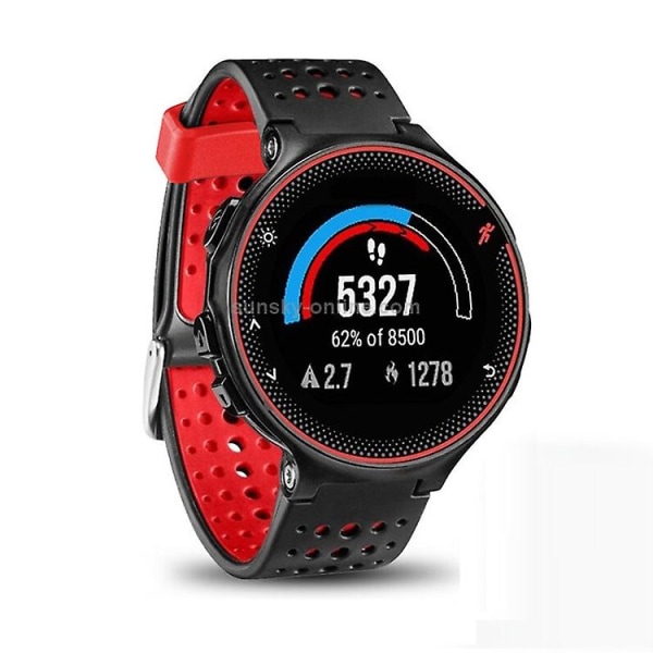 Tvåfärgat armband för Garmin Forerunner 235 ULP Black Red