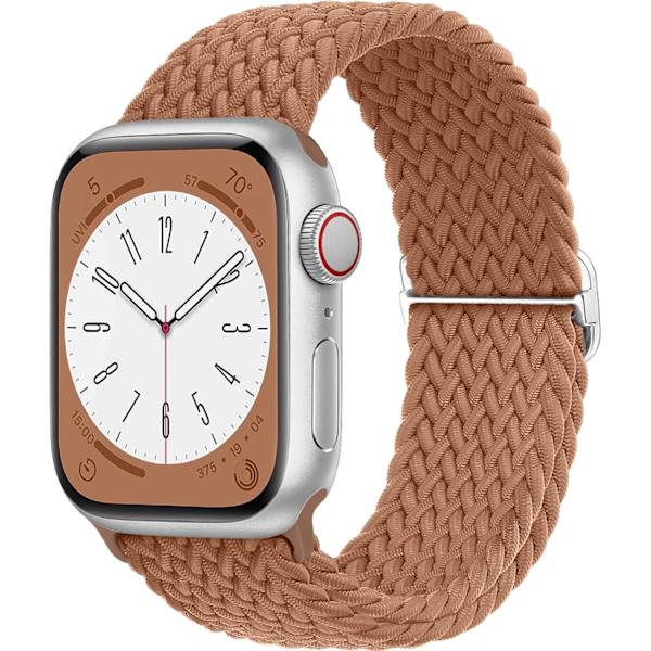 Flettet Solo Loop kompatibel med Apple Watch Band 38 mm