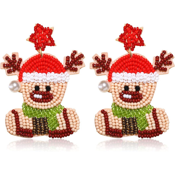 Julgranhängen i pärlor, allergivänliga, julgran, snöflinga