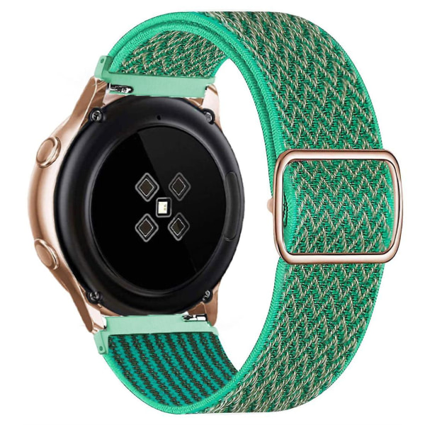 20 mm 22 mm band för Samsung Galaxy Watch 4/classic/3/5/ pro/active 2 Gear S3 Elastisk nylon Huawei Watch Gt 2 2e 3 Pro Strap Spearmint 22mm