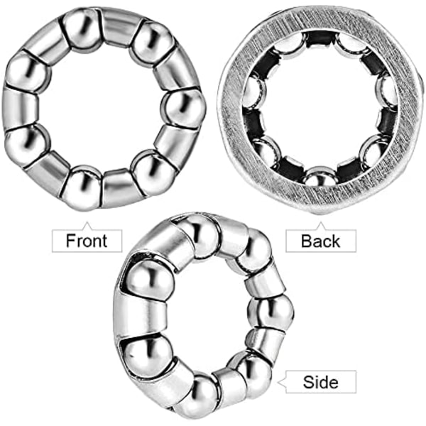 4-pack cykelkullager (3/16 x 7 kulor)