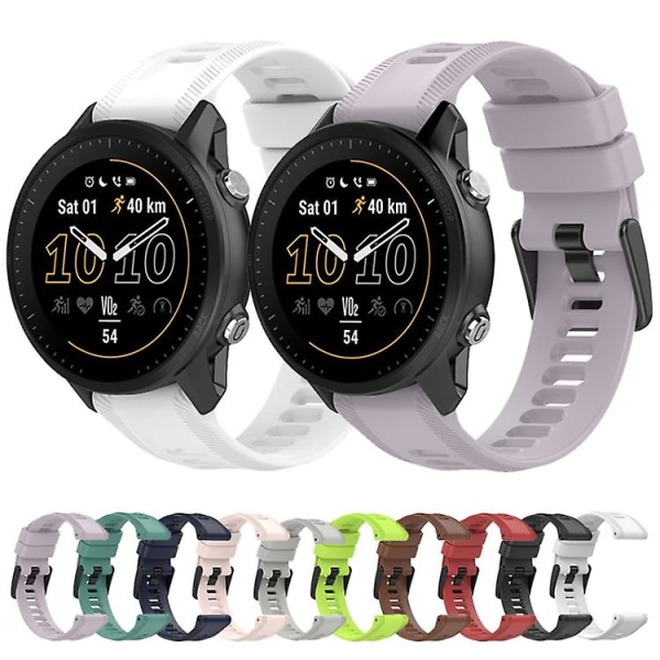 Til Garmin Fenix 6 Pro Gps 22mm Solid Color Silikonurrem ZKD Lime Color