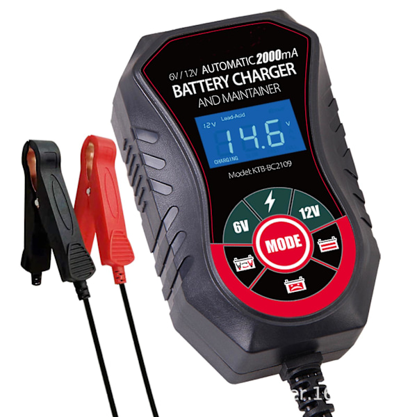 Bil Motorcykel Batteriladdare 6v12v 1a 1.5a 2a 4.5-32ah Batteriladdare