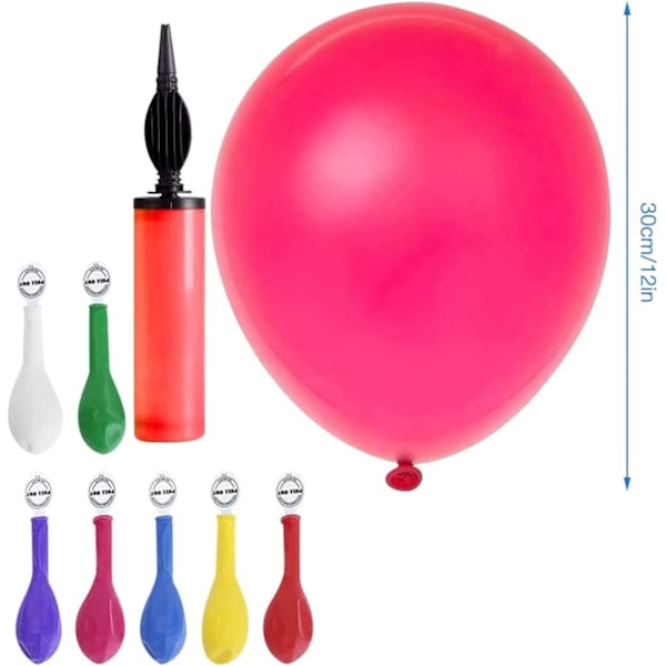 50 Pakke LED Lys Opp Ballonger, Glød i Mørket For Fester, Bursdager Bryllup Dekorasjoner Og Halloween Julefestival (hvit) Hvit 1 Hvit 1