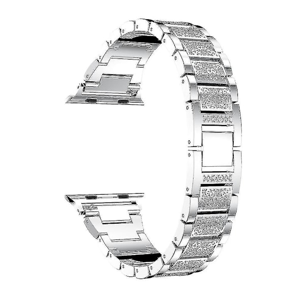 Rustfritt stål krystall armbånd håndleddsstropp band for Iwatch Series 4 40mm