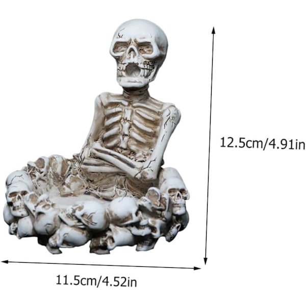 Svart och Halloween spöke läder askfat för kontor bil dekorativ rund cigaretter skrivbord rökning askfat för bil eller utomhusbruk bordsmodell