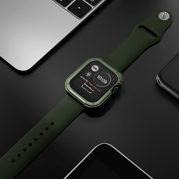 Robust Apple Watch-deksel 41 mm serie 7 og serie 8 med skjermbeskytter