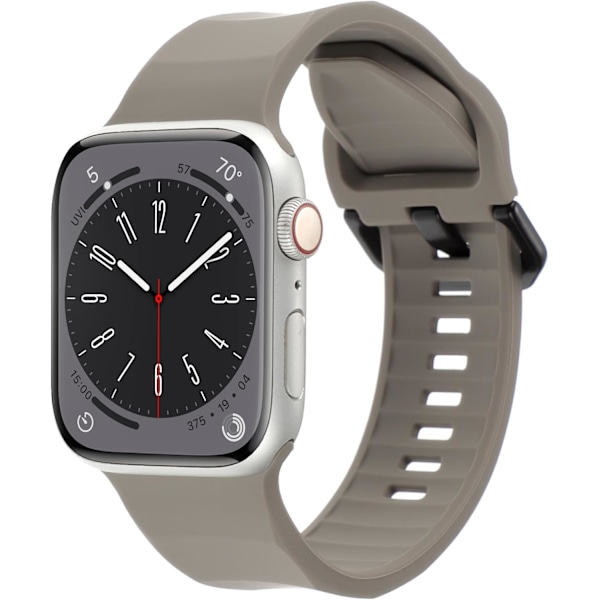 Sportband kompatibel med Apple Watch Band 42mm 44mm 45mm 49mm, Mjuk