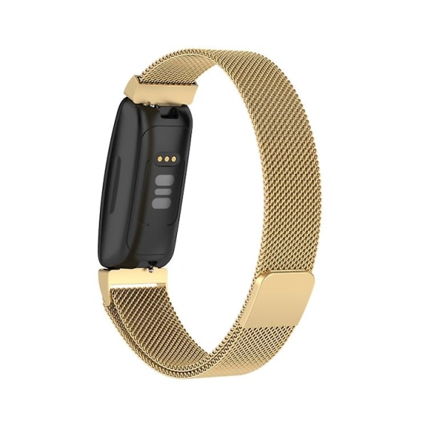 För Fitbit Inspire 2 Milanese klockarmband UDD Gold