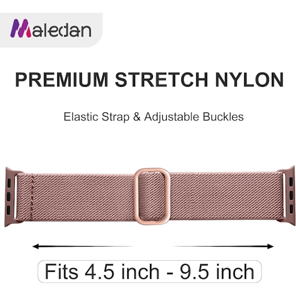 10-pack Stretchy Solo Loop kompatibel med Apple Watch Band