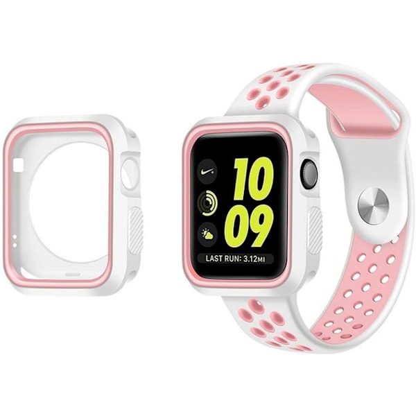 Kompatibel med Apple Watch SE Series 6 Series 5 Series 4 44mm 40mm Deksel Silikon Støtfangerbestandig Vanntett Støtsikker Beskyttende for Ap