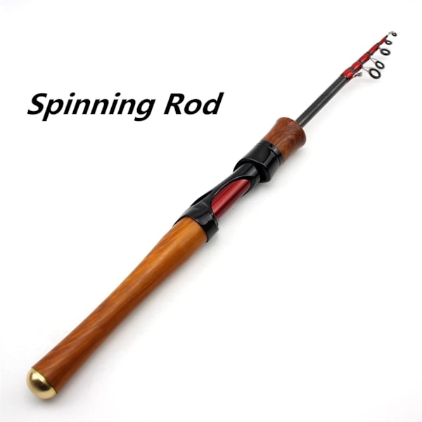 1,68 m 1,85 m Pocket Rod Carbon Mini Ultra Lätt Teleskopisk Fiske Spö UL Slow Casting Spinning Lure Spö Test 1-5g Stream Små Fisk Spö (Färg :