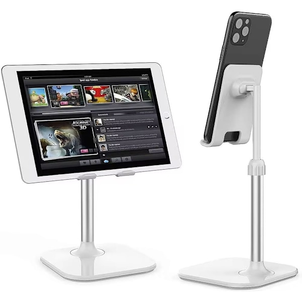 Mobiltelefonhållare Justerbar för Skrivbord för alla Smartphones, iPhones 16; 16pro max Androids Tablets perfekt för Tonåringar Barn Vuxna; Ergonomisk Flexi