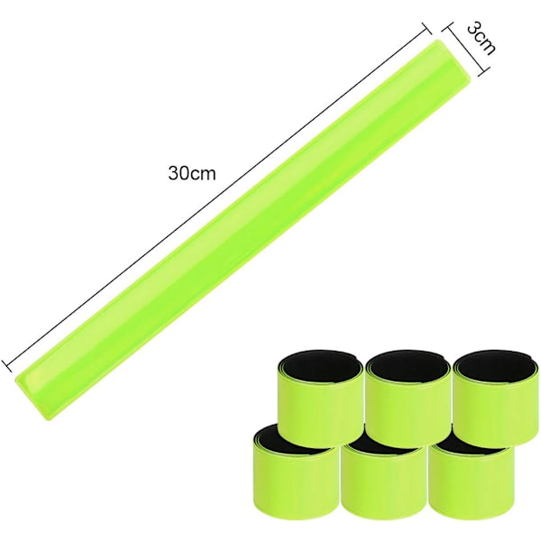 Reflekterande Snap Band - Mycket reflekterande bärbara handleds-/ankelband