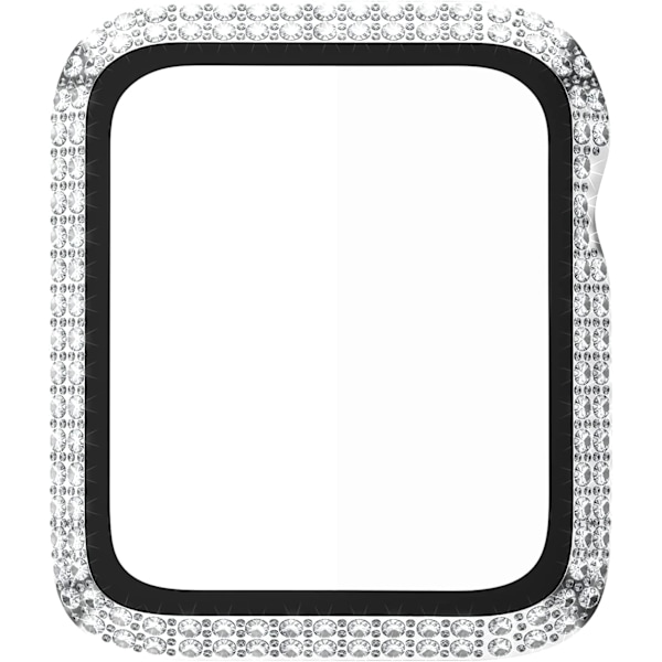 Rhinestone-fodral [4-pack] kompatibelt med Apple Watch Series SE 6 5 4