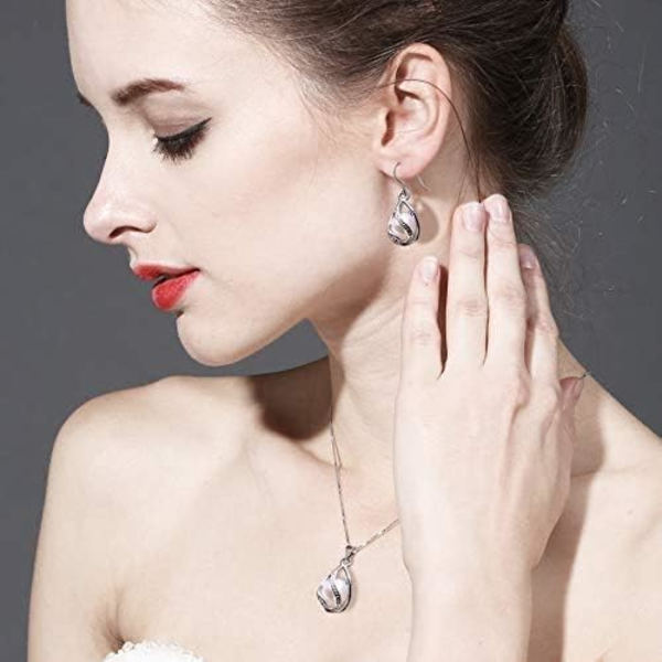 Naturlige ferskvandsperlesmykker til kvinder Fashion 925 Sterling