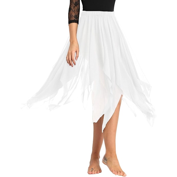 Kvinners Chiffon Hi-Low Lang Dansekjole Lyriske Dansekostymer