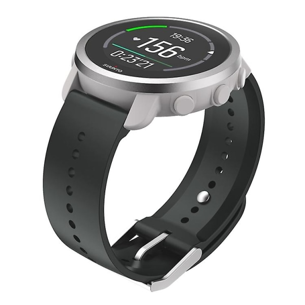 För Suunto 5 Peak Silikonklockarmband OMC Space Gray