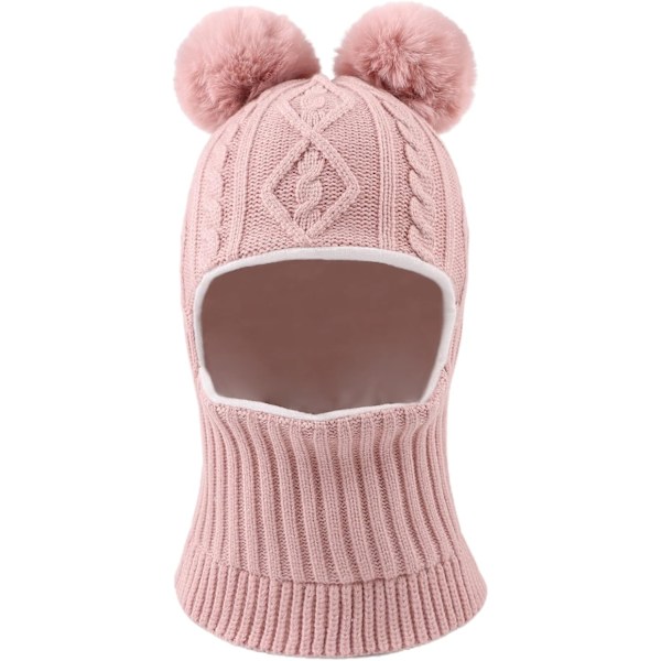 Balaclava mössa halsduk set för barn - Varma vintermössor (1-10 år)
