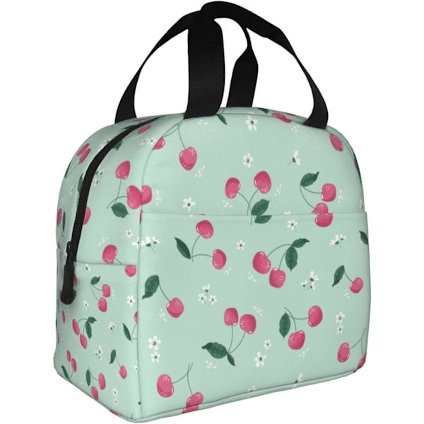 Frokostpose Cherry And Blossom - Isoleret Frokostkasse
