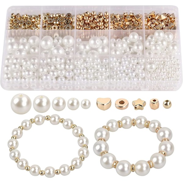 Pärlpärlor för armband - 770 st