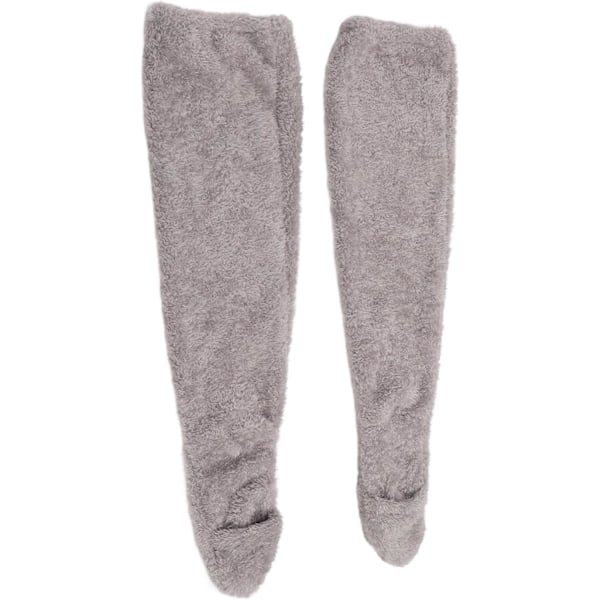 Over Knee Fuzzy Socks - Plush Lange Benvarmere
